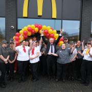 Milford Haven’s recently-granted 24-hour McDonald’s has celebrated its opening today, February 28. Picture: Martin Cavaney.