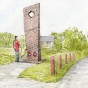 An artist’s impression of the proposed new war memorial. Picture: Hayston Development & Planning Ltd.