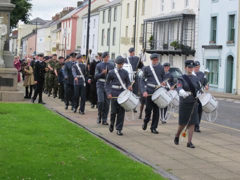 Milford on parade for civic service