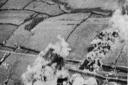Bombs dropping on Llanreath August 19, 1940