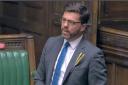 Stephen Crabb MP shows his support for farmers at Westminster