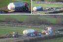 Western Telegraph reader Andreas Lindmiere photographed the tanker on the A478 this afternoon
