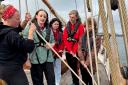 Learing to sail onboard tall ship Klevia