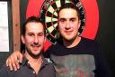 Cardigan darts players Johnny Clayton (left) and Jamie Lewis
PICTURE: (S) (50749949)