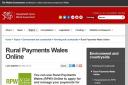 The 2016 SAF is only available by accessing Rural Payments Wales (RPW) online