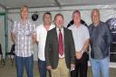 GENTS CENTENARY OPEN  DAY: Winners with captain John Price. (840588)