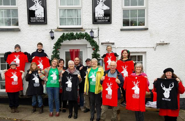The effort of a community to buy The White Hart Inn in St Dogmaels has received a Pride in Pembrokeshire Award
