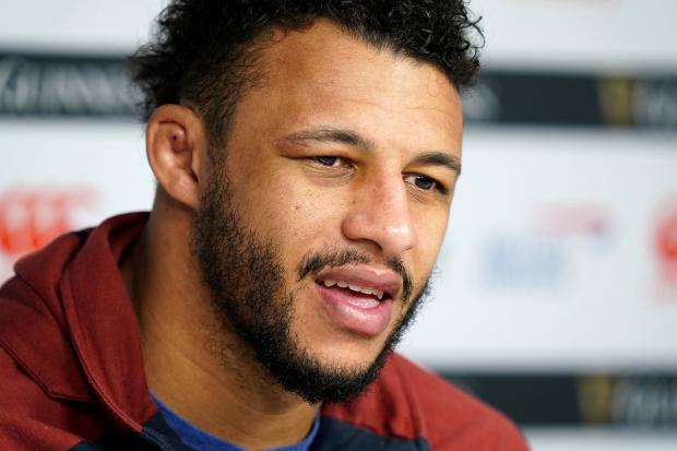 Milford Mercury: Courtney Lawes has completed his return to play protocols and comes into contention to face Wales next week. Picture: PA