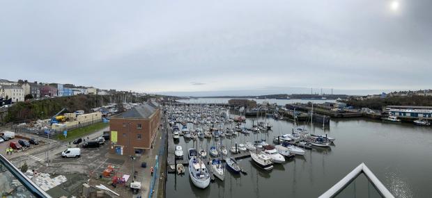 Milford Mercury: A panoramic view from Tŷ Hotel Milford Waterfront