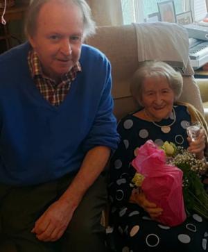 Milford Mercury: Megan Griffiths spending her 101st birthday around her family