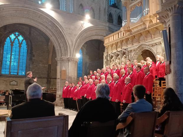 Milford Mercury: London Welsh Male Voice Choir at St David's Cathedral