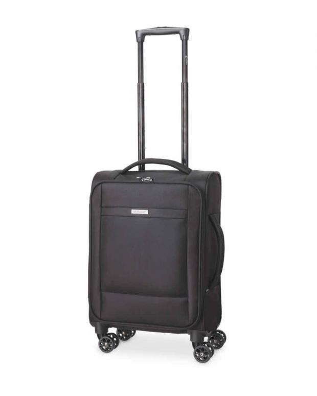 Milford Mercury: Black Ultra Light Cabin Suitcase (Aldi)
