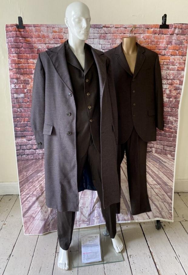 Milford Mercury: The two suits worn by Jerome Flynn in Ripper Street are up for auction