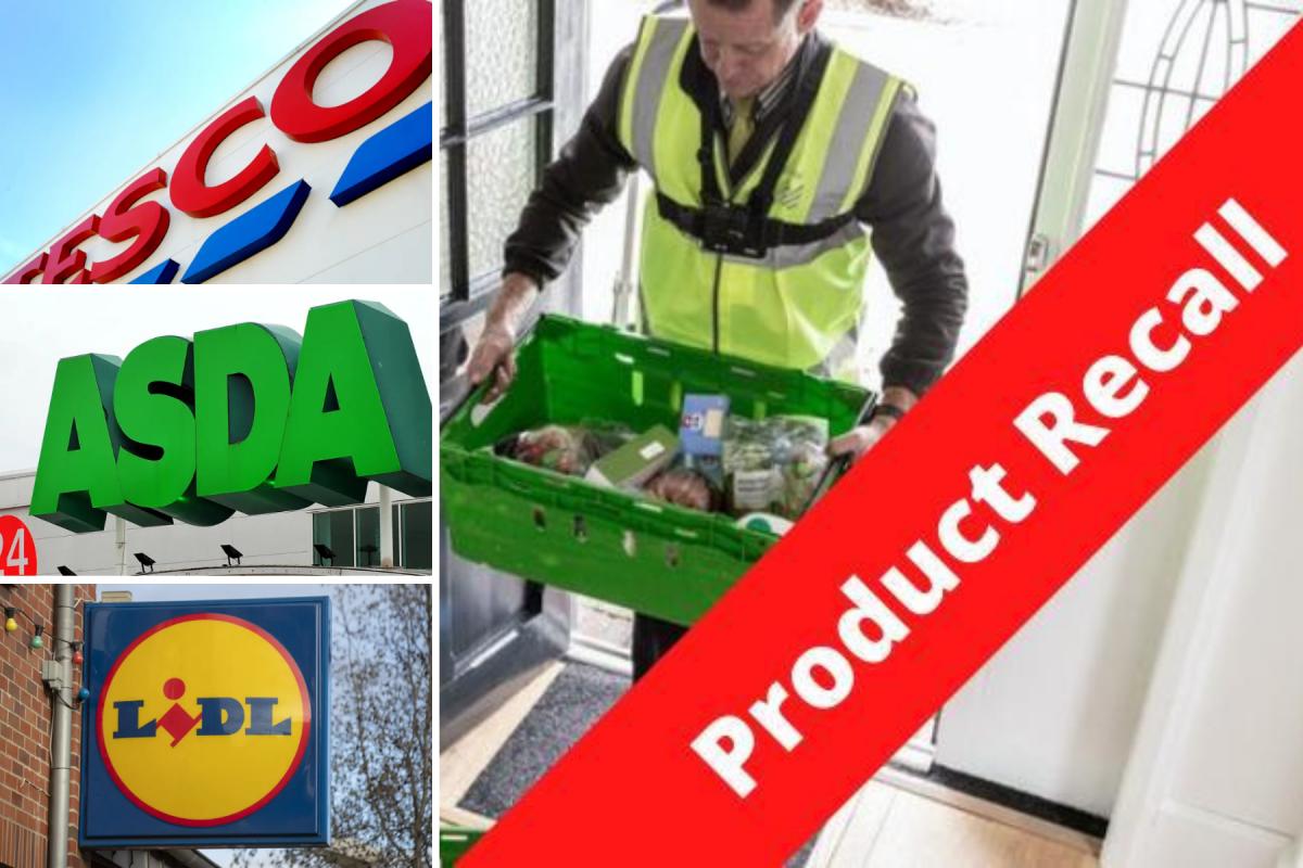 Tesco, Asda and Lidl issue 'do not eat' warnings amid health risk food recalls. (PA/Canva)
