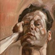 Lucian Freud Man's Head Self Portrait