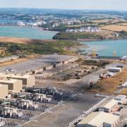 A public consultation on plans to develop a green hydrogen production facility next to Pembroke Power Station has been launched. Picture: RWE Generation UK.