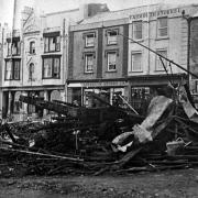 The Astoria in Charles Street, destroyed by fire.